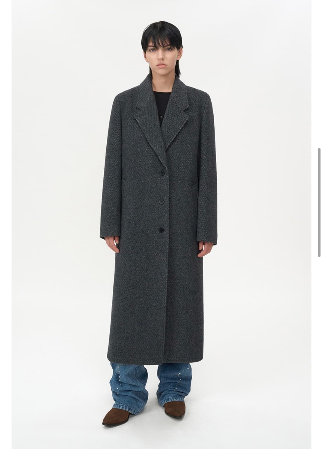 인사일런스 우먼 클래식 맥시 코트 상품이미지1