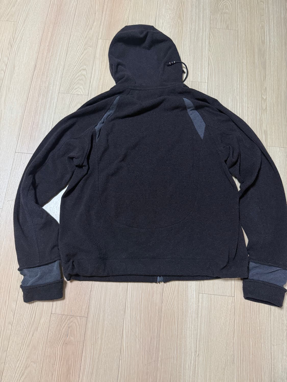 산산기어 카파스 니트집업 블랙 상품이미지5