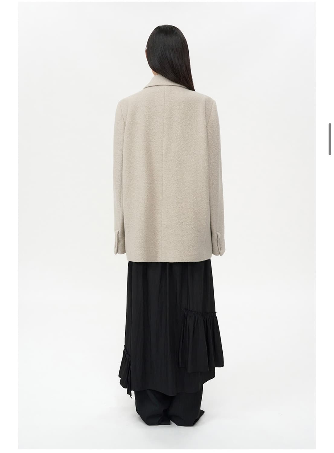 인사일런스 우먼 부클 투웨이 자켓 상품이미지3