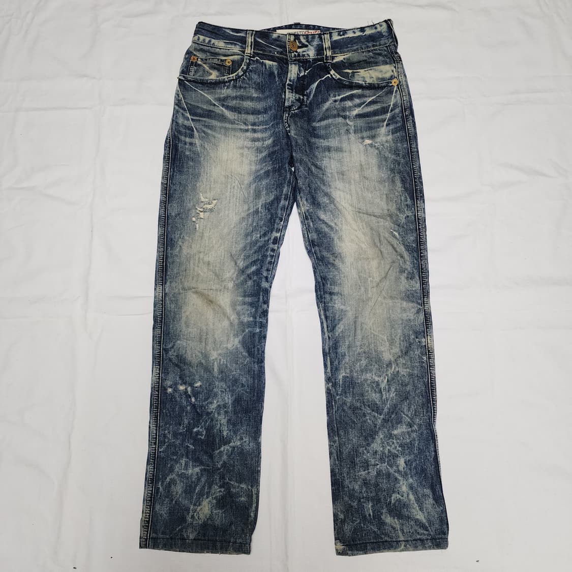 에비수 락시크 워싱 아이스 데님팬츠 상품이미지3