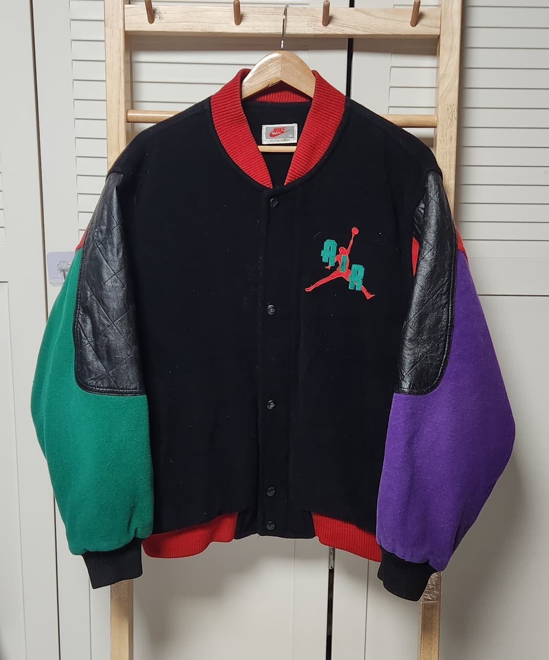 105 삼나스포츠 나이키 조던 빅로고 90s 바시티 자켓 상품이미지4