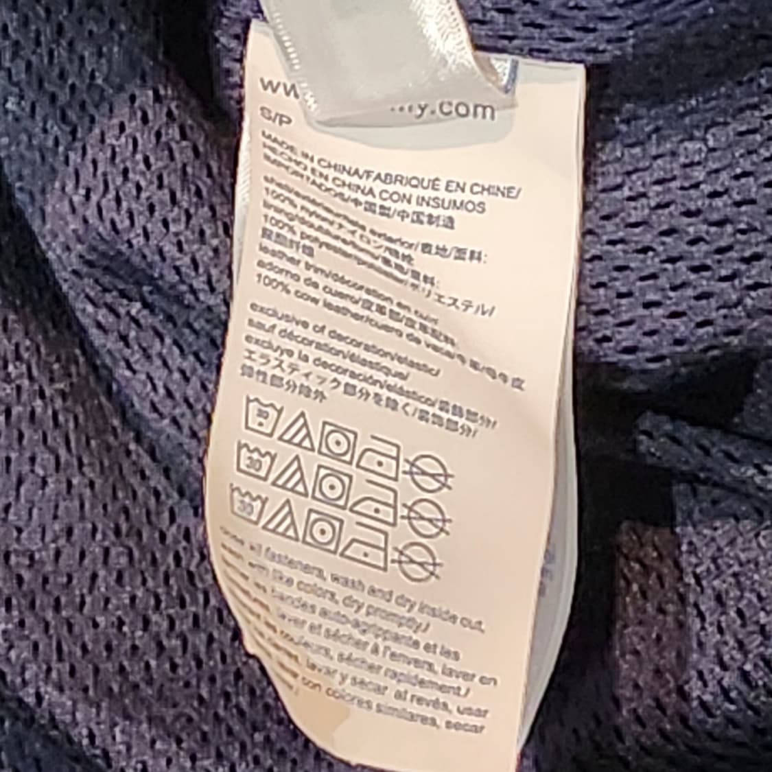 타미힐피거 데님 배색 바람막이 자켓 (S) 상품이미지3