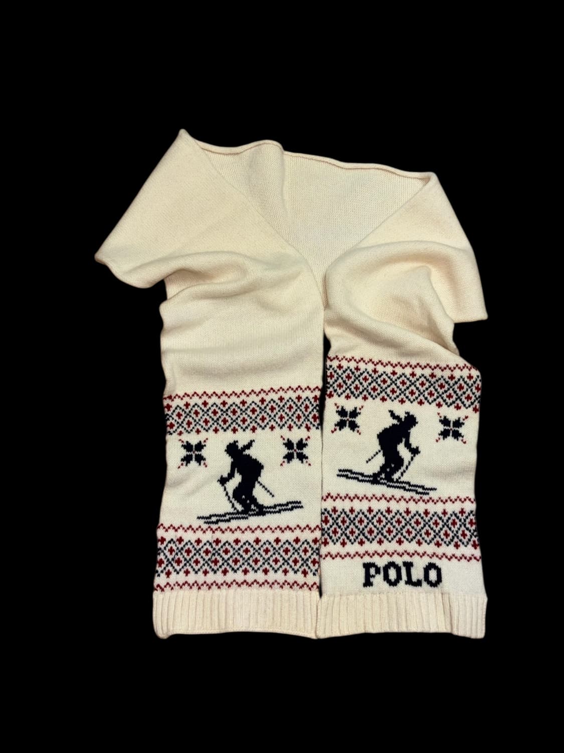 폴로 랄프로렌 램스울 스키 니트 목도리 머플러 상품이미지2