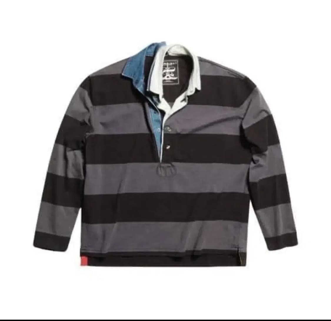 와이프로젝트 더블 카라 럭비 폴로 티셔츠 L사이즈 상품이미지2