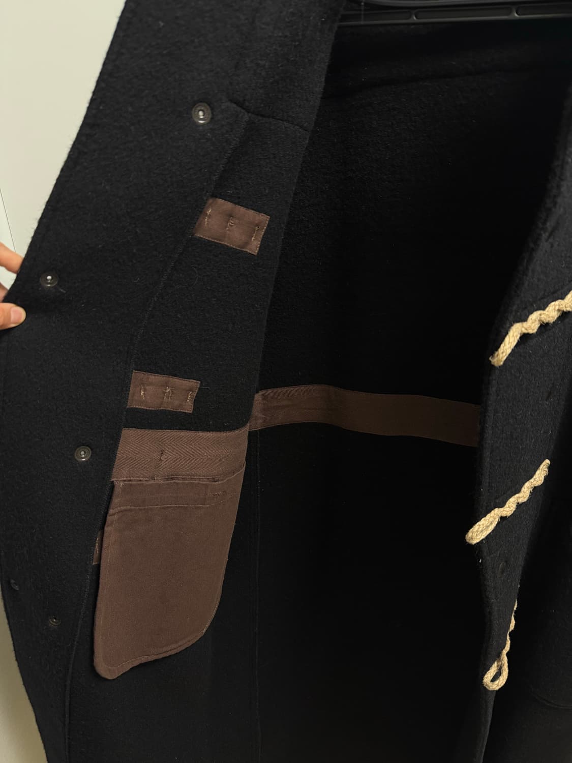 헤리티지플로스 울 더플코트 M 상품이미지7