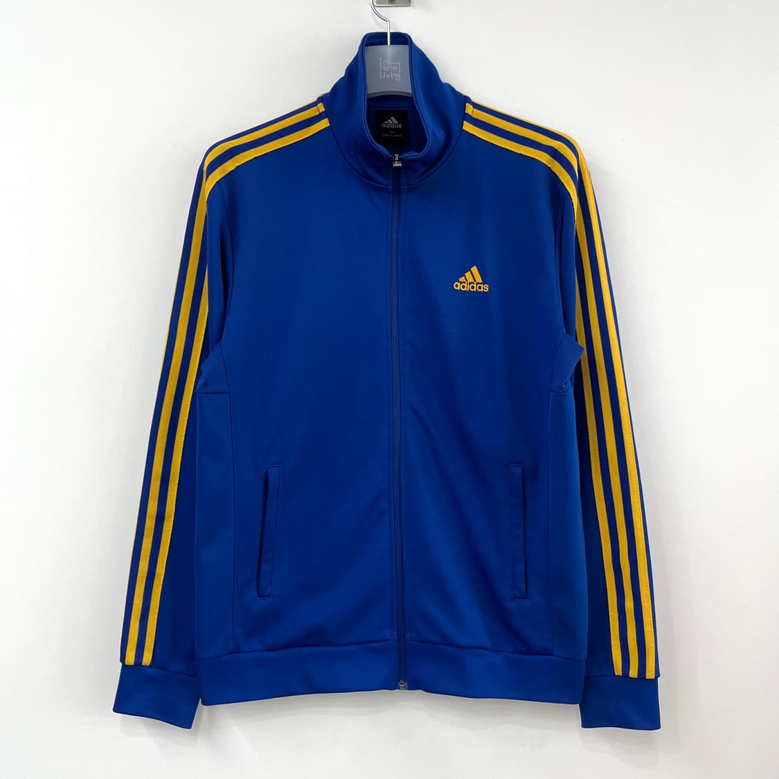 아디다스 삼선 블루 옐로우 트랙탑 져지 상품이미지2