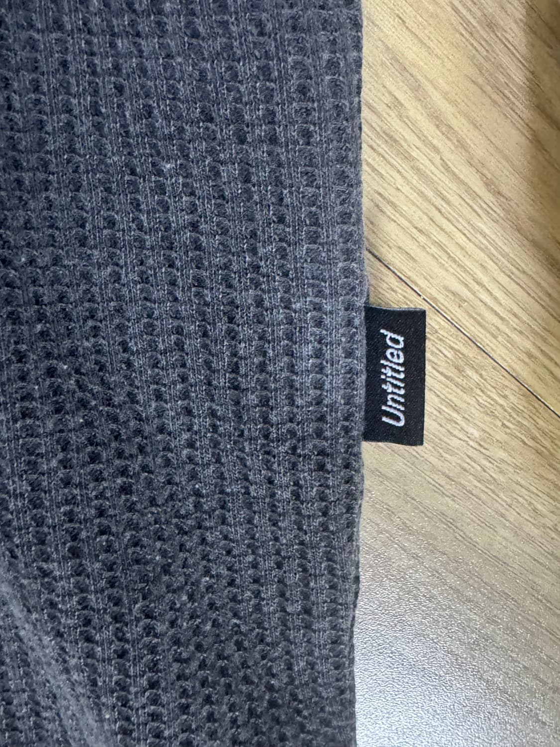 언타이틀드 아이딜 와플 롱슬리브 더스트 그레이 상품이미지6