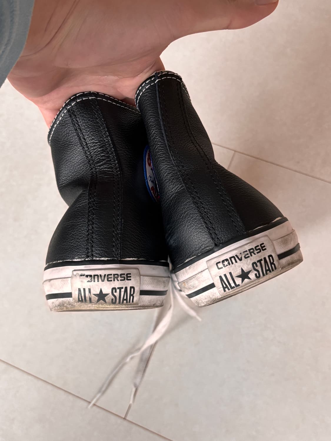 빈티지 레더 컨버스 올스타 하이 280 상품이미지7
