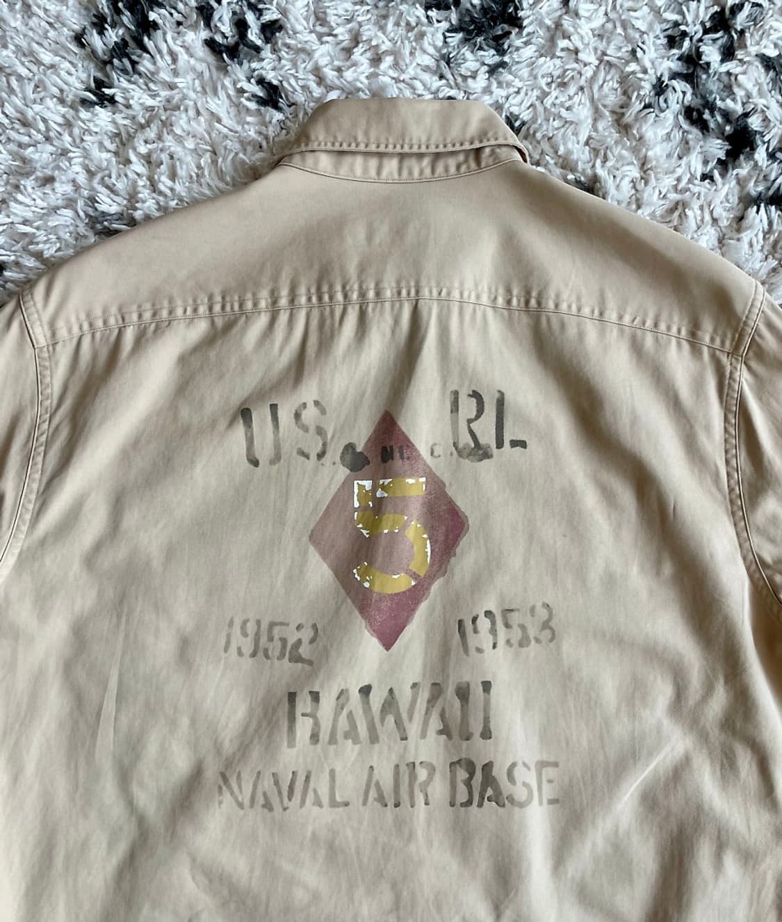 폴로 랄프로렌 하와이 해군 밀리터리 오피서 셔츠 상품이미지4