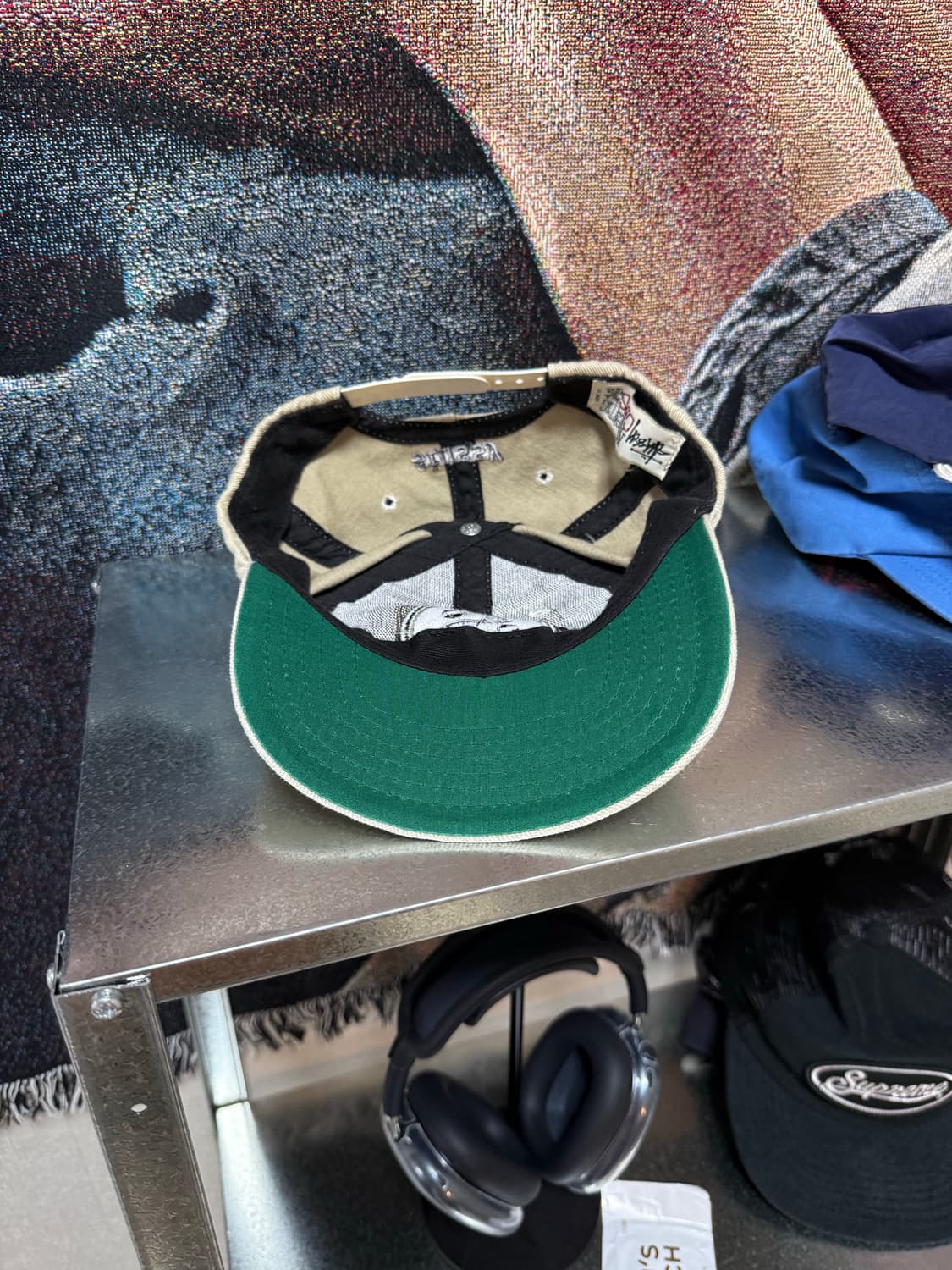 90s 올드 스투시 닷 캡 상품이미지3