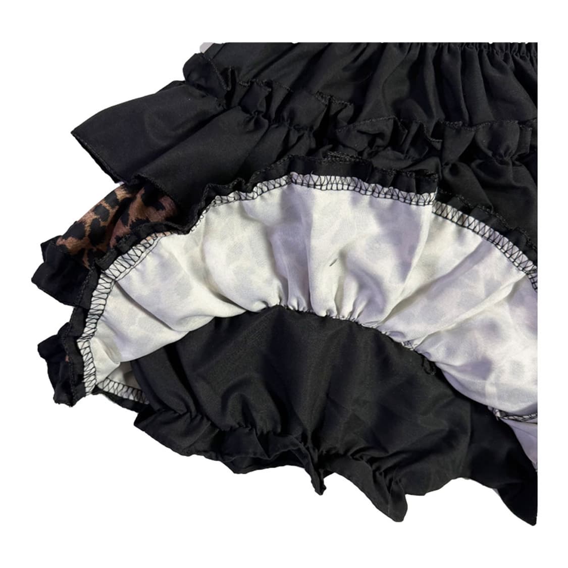 새상품 여자 호피 캉캉 치마바지 상품이미지2