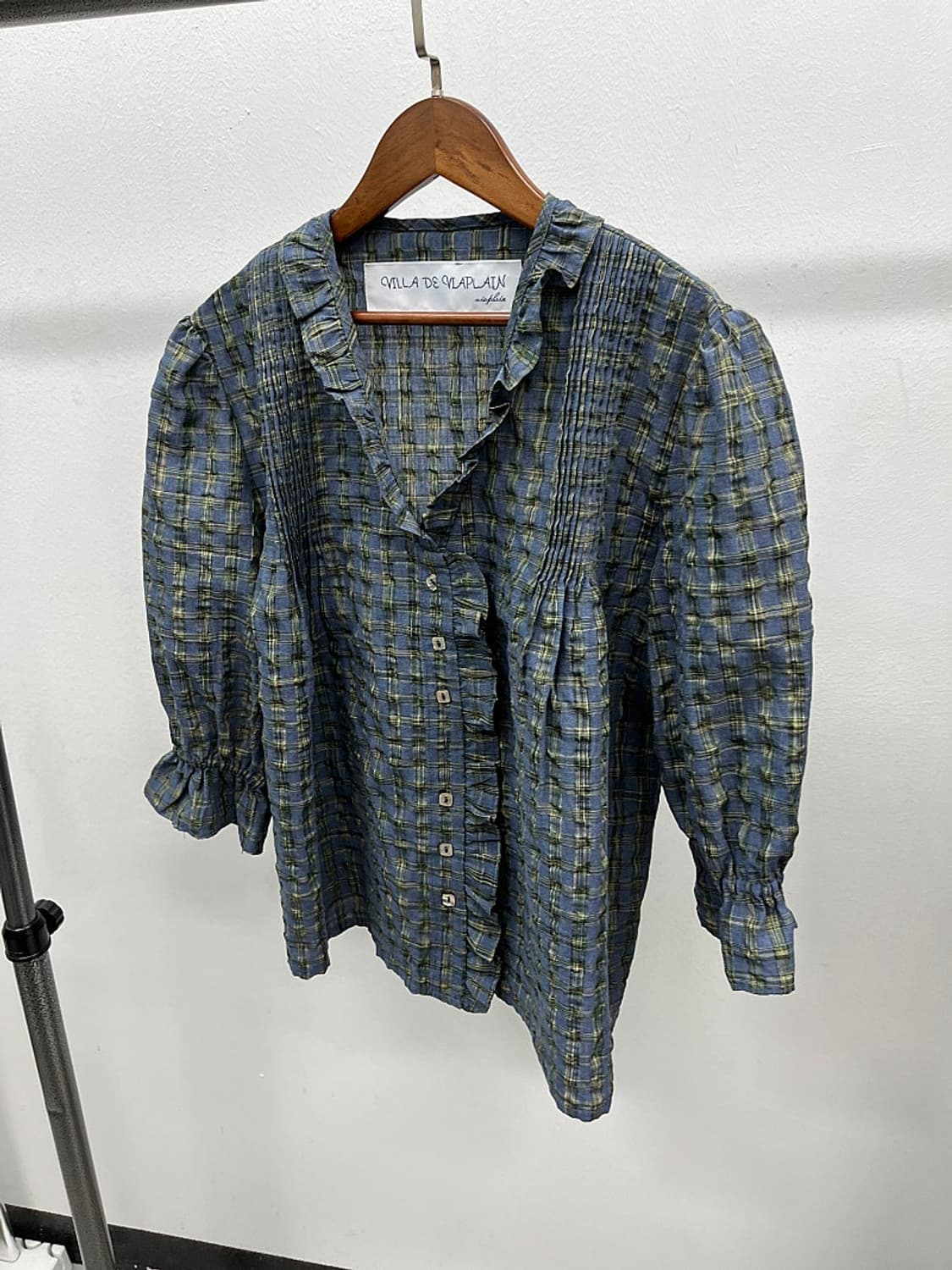 여) 비아플레인 프릴 블라우스  상품이미지2