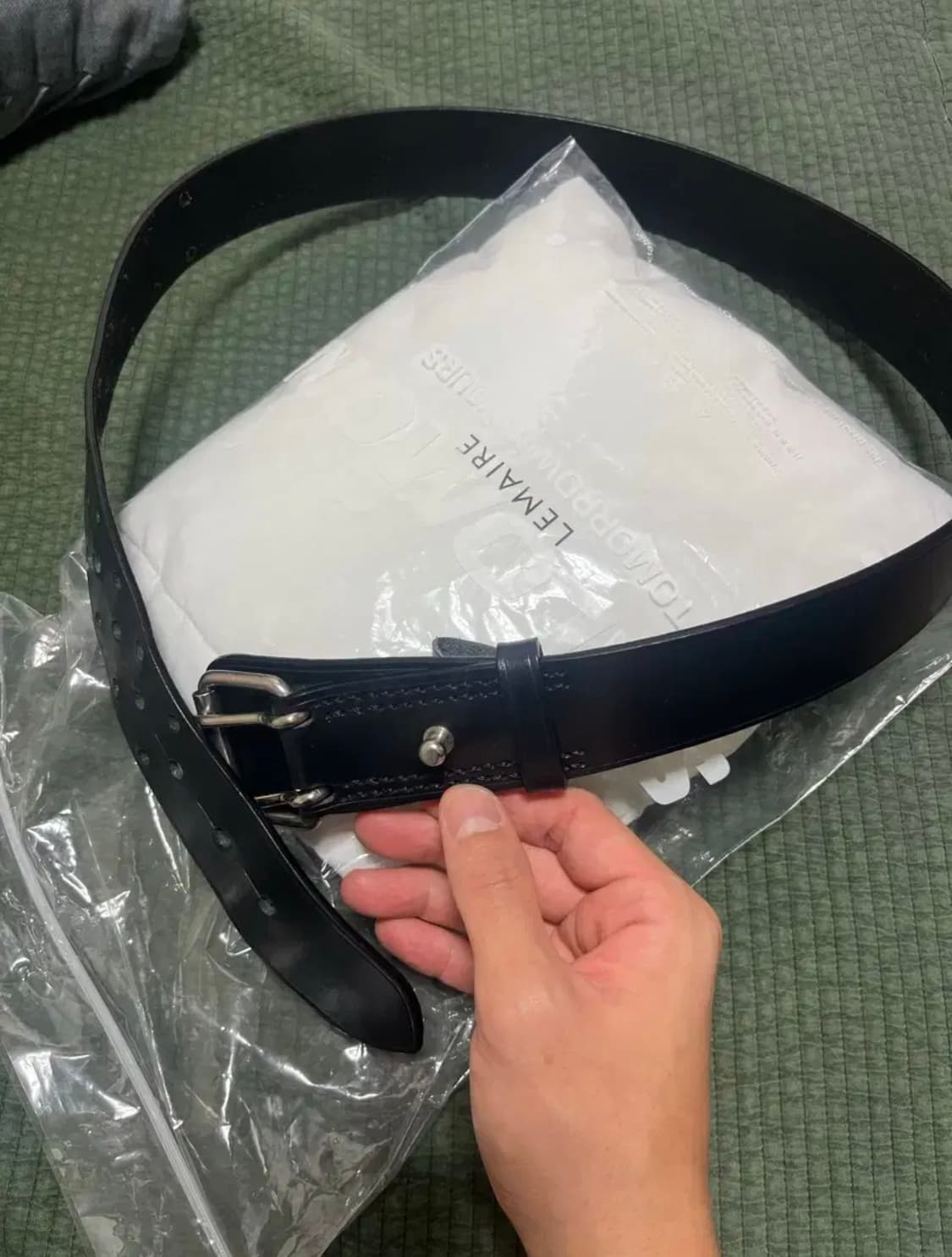 르메르 22ss 라지 더블 텅 벨트 (80사이즈) 상품이미지3