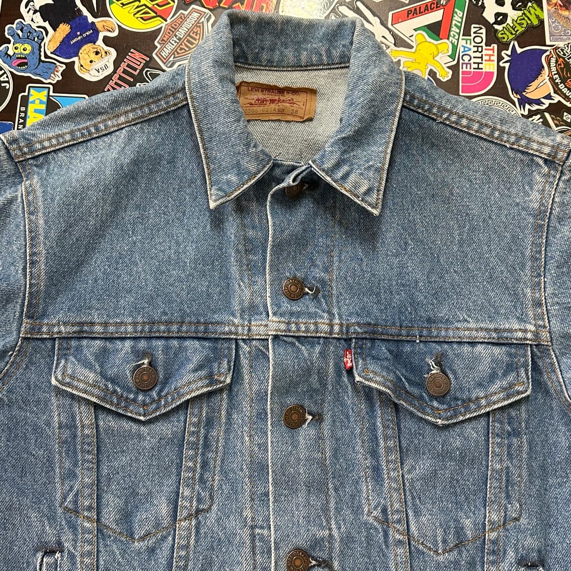 80s USA 리바이스 데님 트러커 자켓 38(M) 상품이미지3
