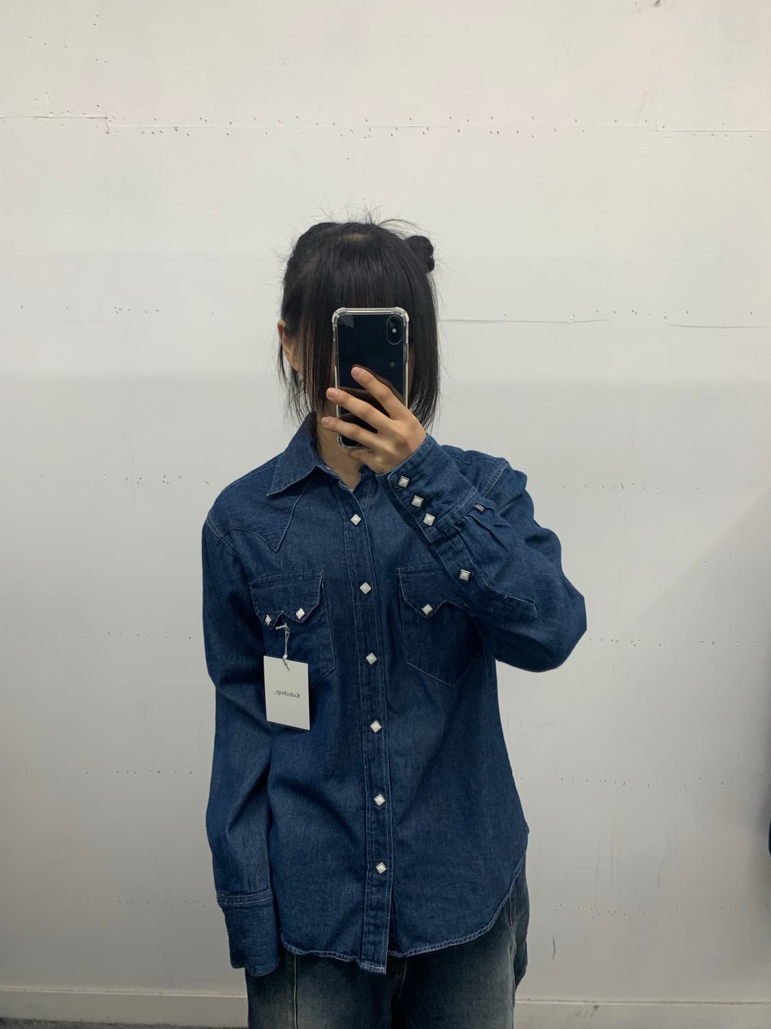 Rock mount ranchwear 데님 웨스턴 셔츠 상품이미지1