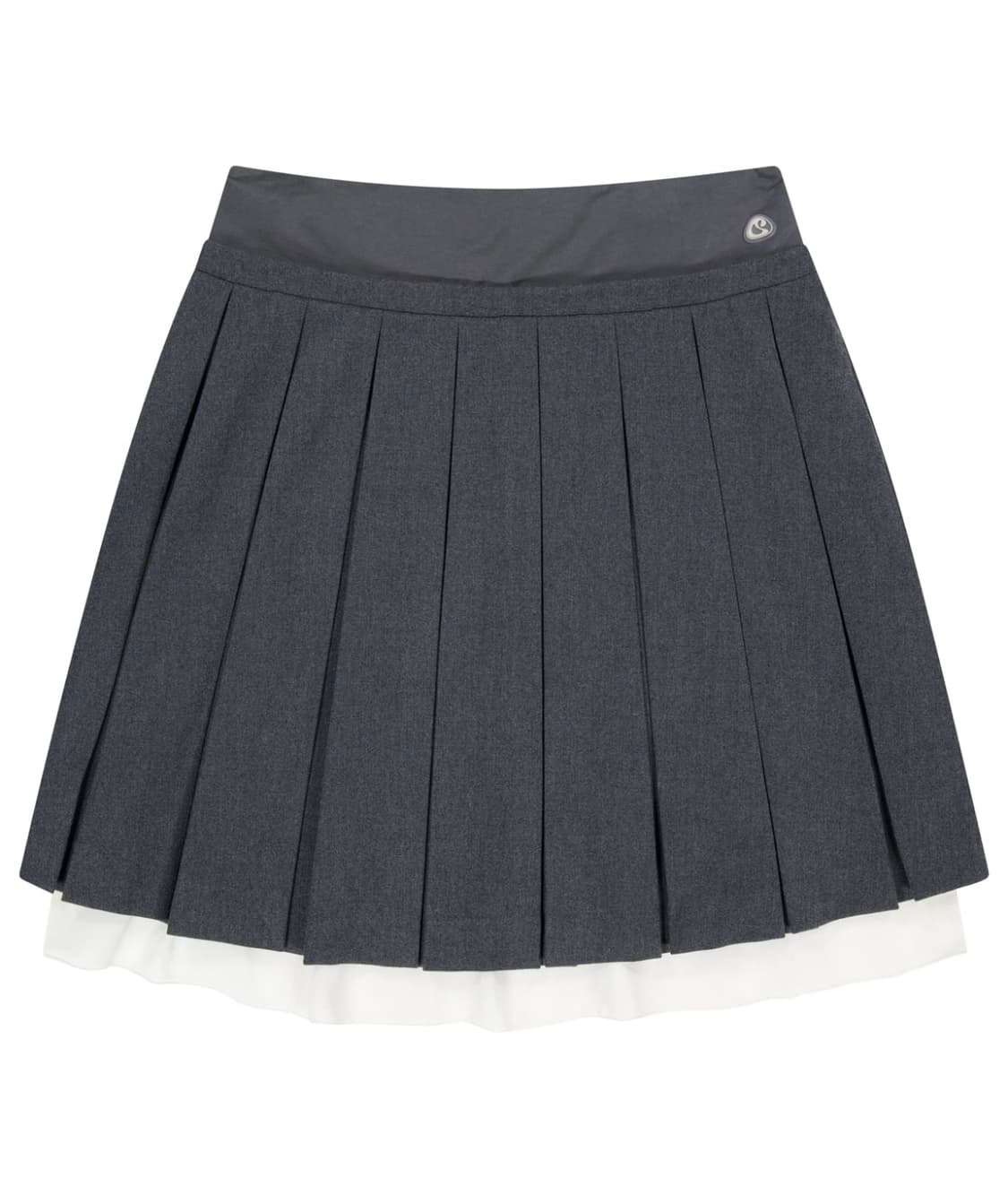 코이세이오 더블 웨이스트드 플리츠 스커트 그레이 2사이즈 상품이미지1