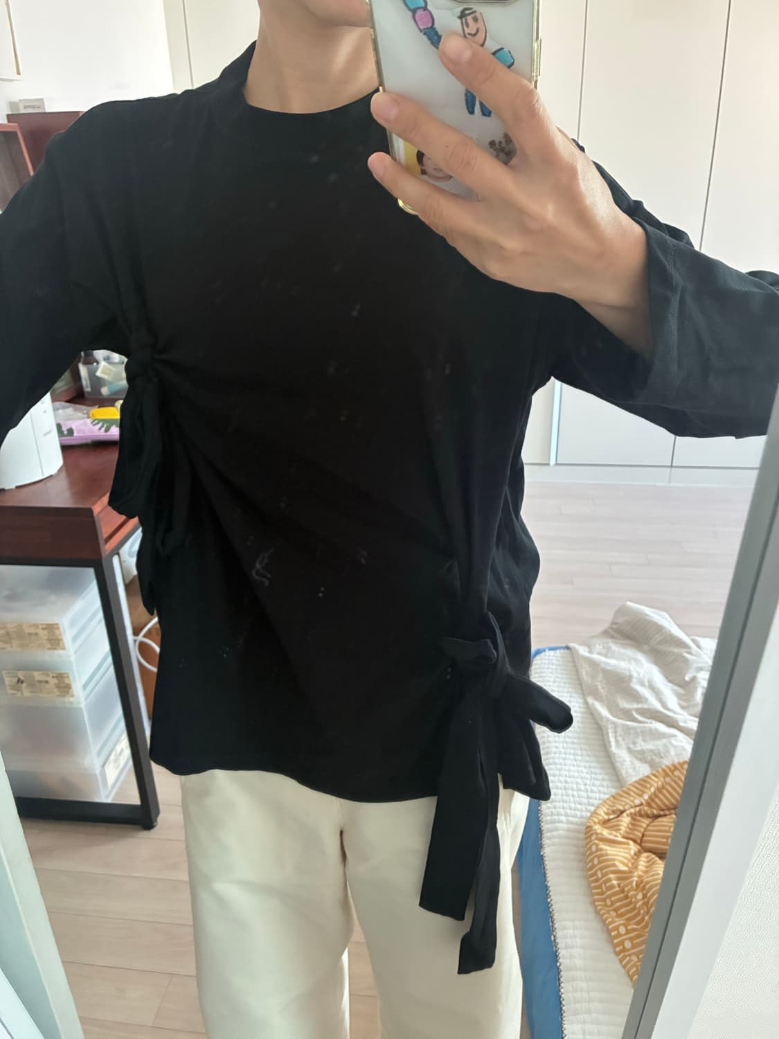 세실리에반센 Cecilie Bahnsen 검은색 탑 상품이미지10