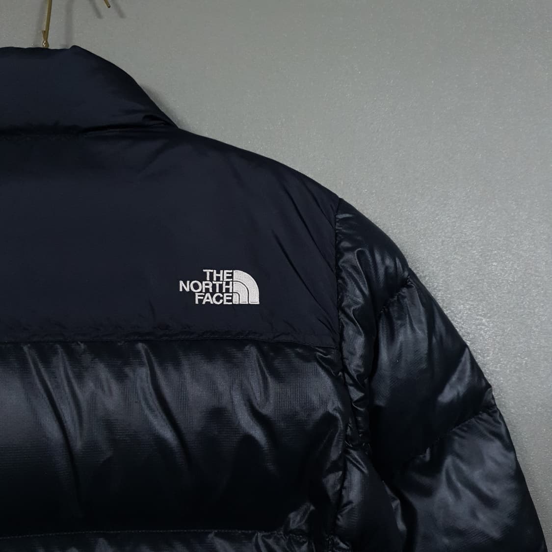 여성 90 (L) 노스페이스 700필 눕시 구스다운 푸퍼 패딩 점퍼 블랙 상품이미지10
