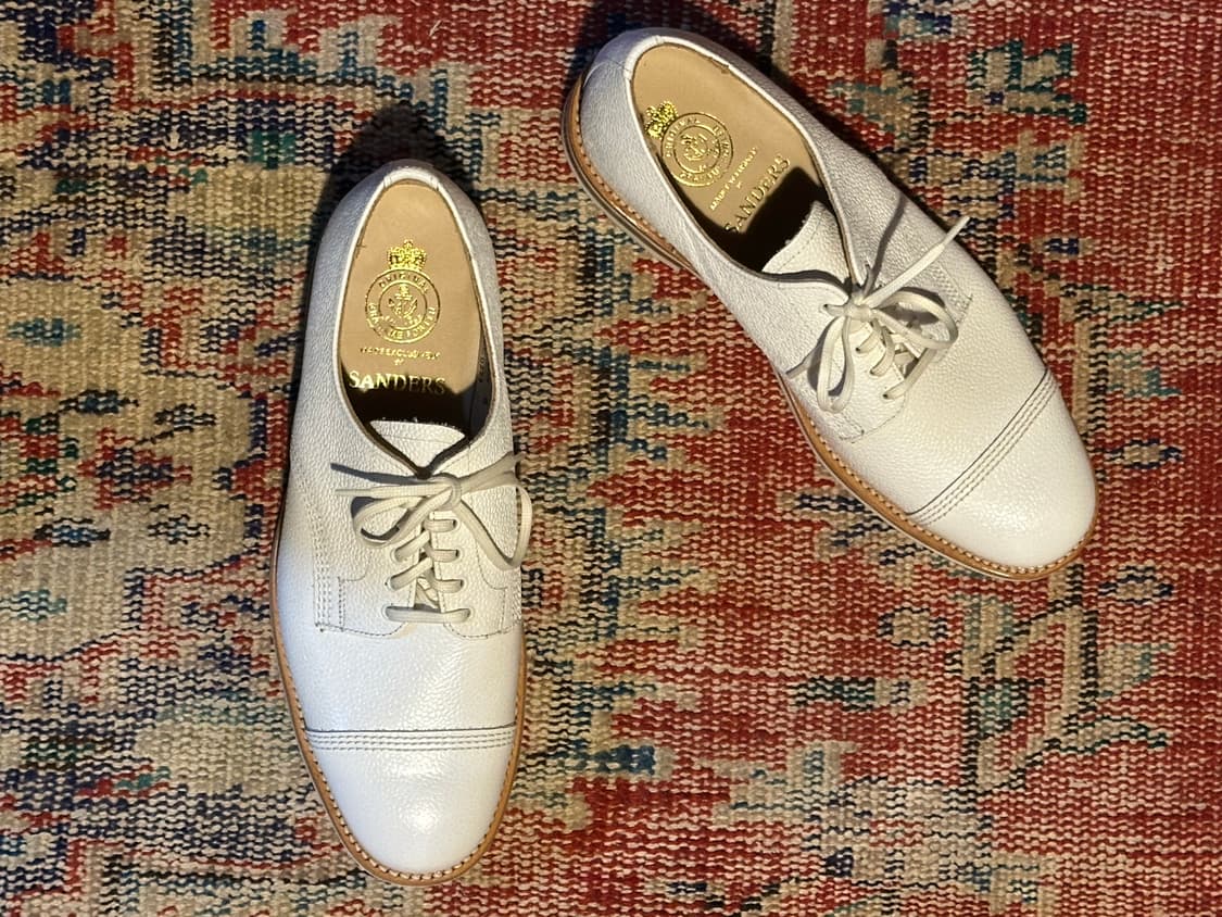 샌더스 밀리터리 더비 그레인 화이트 8 상품이미지6