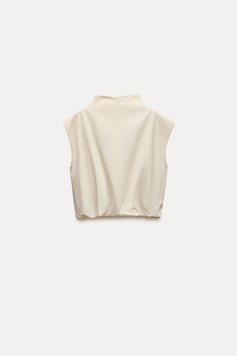 Zara mock neck balloon top 벌룬 탑 상품이미지1