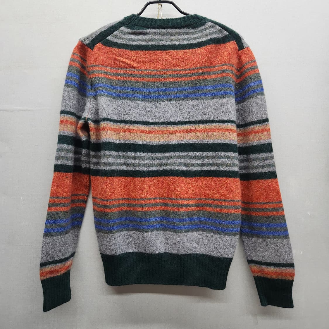 베네통 멀티컬러 스트라이프 니트(퓨어울) M(남여공용) 상품이미지3