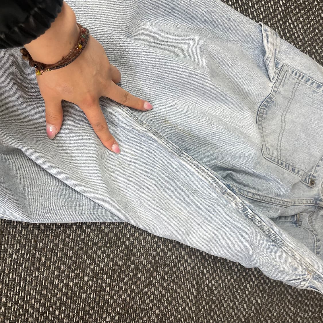 (32) 어반파이프라인 연청 카펜더 데님팬츠 상품이미지6