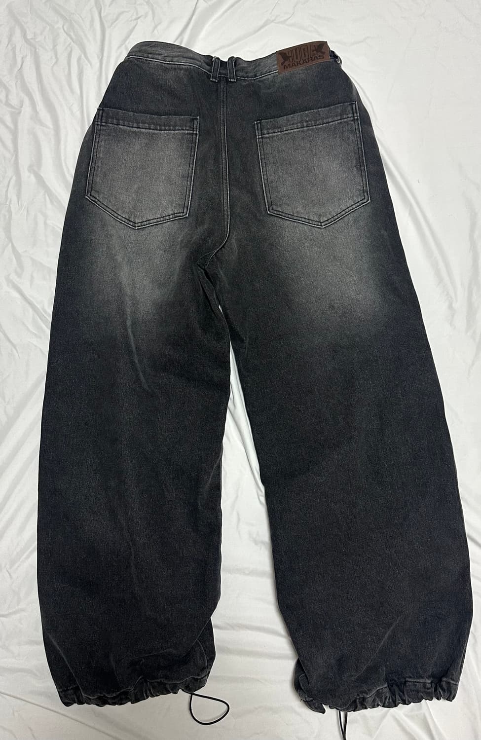 이우가마카라스 지퍼 데님 팬츠 2사이즈  상품이미지3