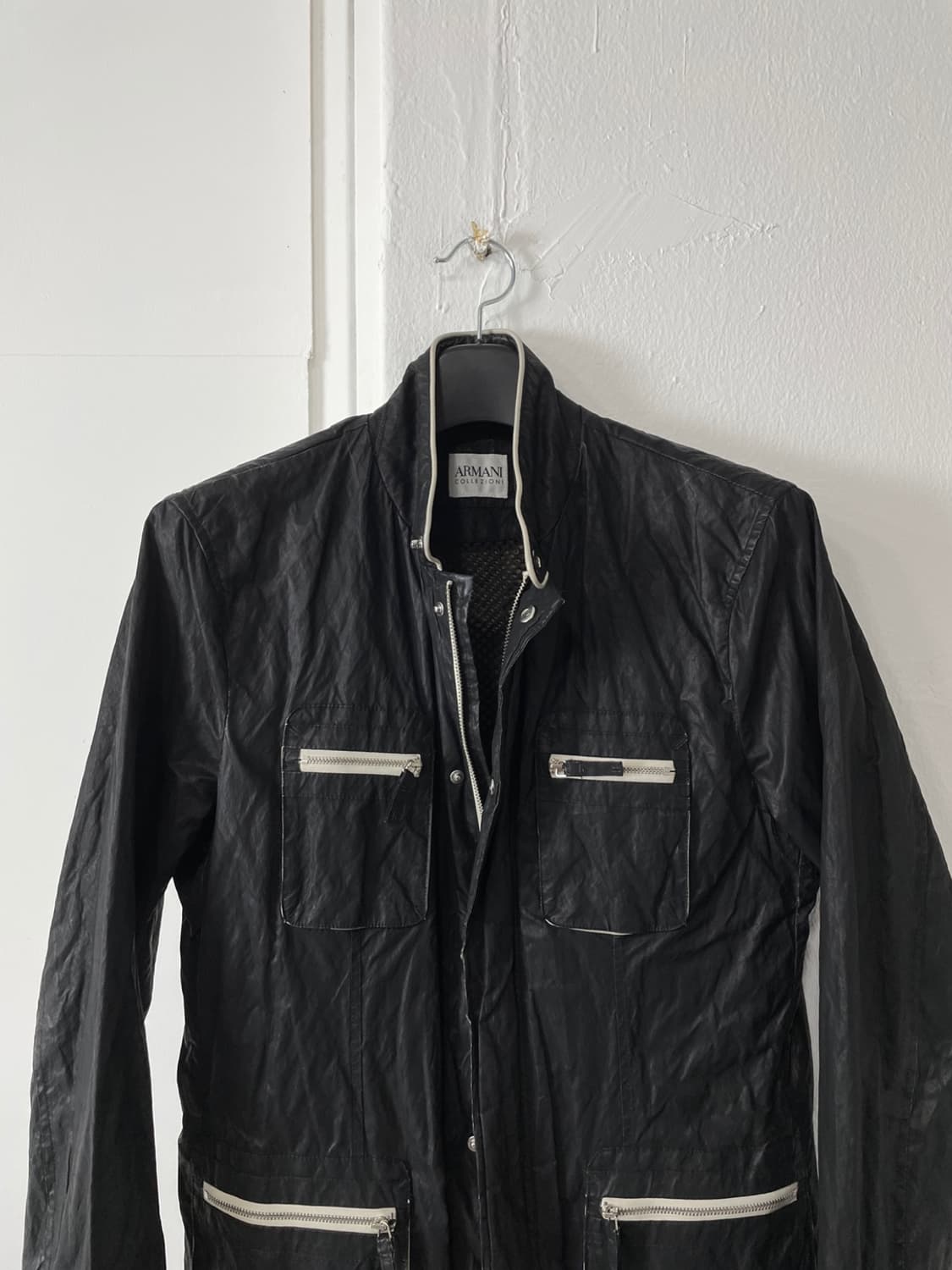 아르마니 꼴레지오니 코티드 코튼 자켓 상품이미지3