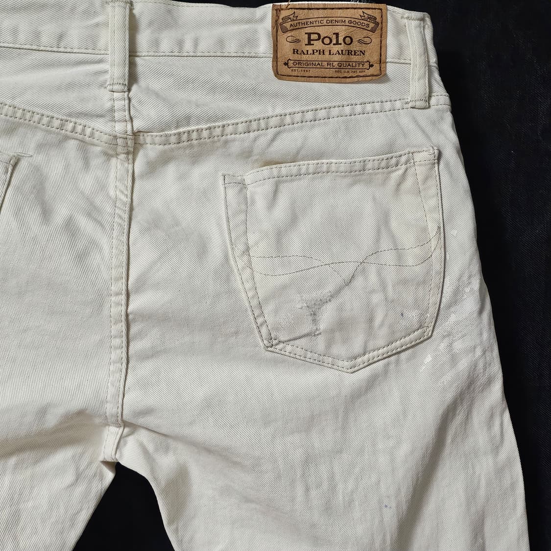 30인치[폴로 랄프로렌]남성 설리번 슬림핏 화이트 진 청바지 상품이미지7
