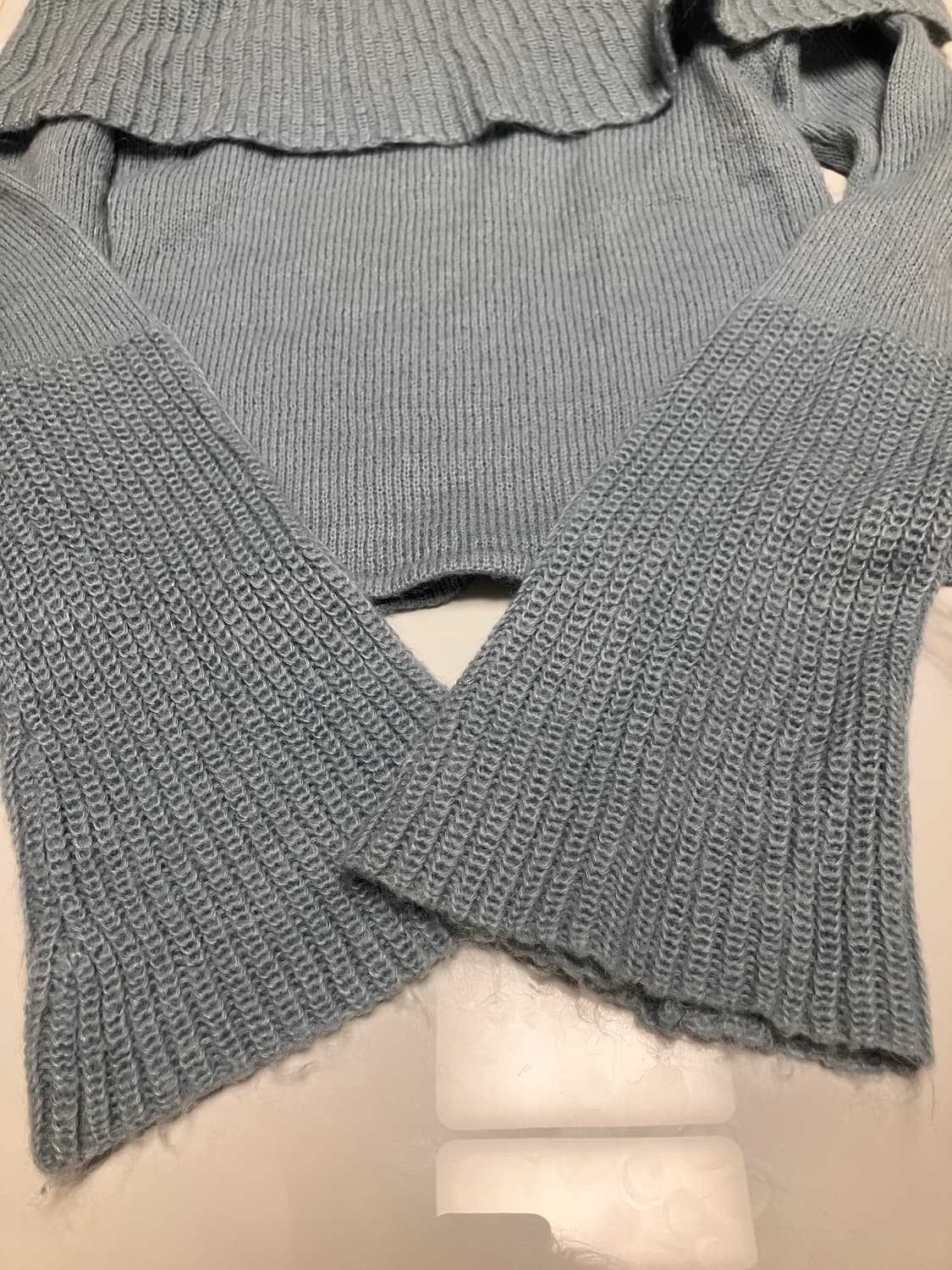 갸루 Y2K Jennifer Lopez 제이로 오프숄더 니트 스웨터 M 상품이미지2