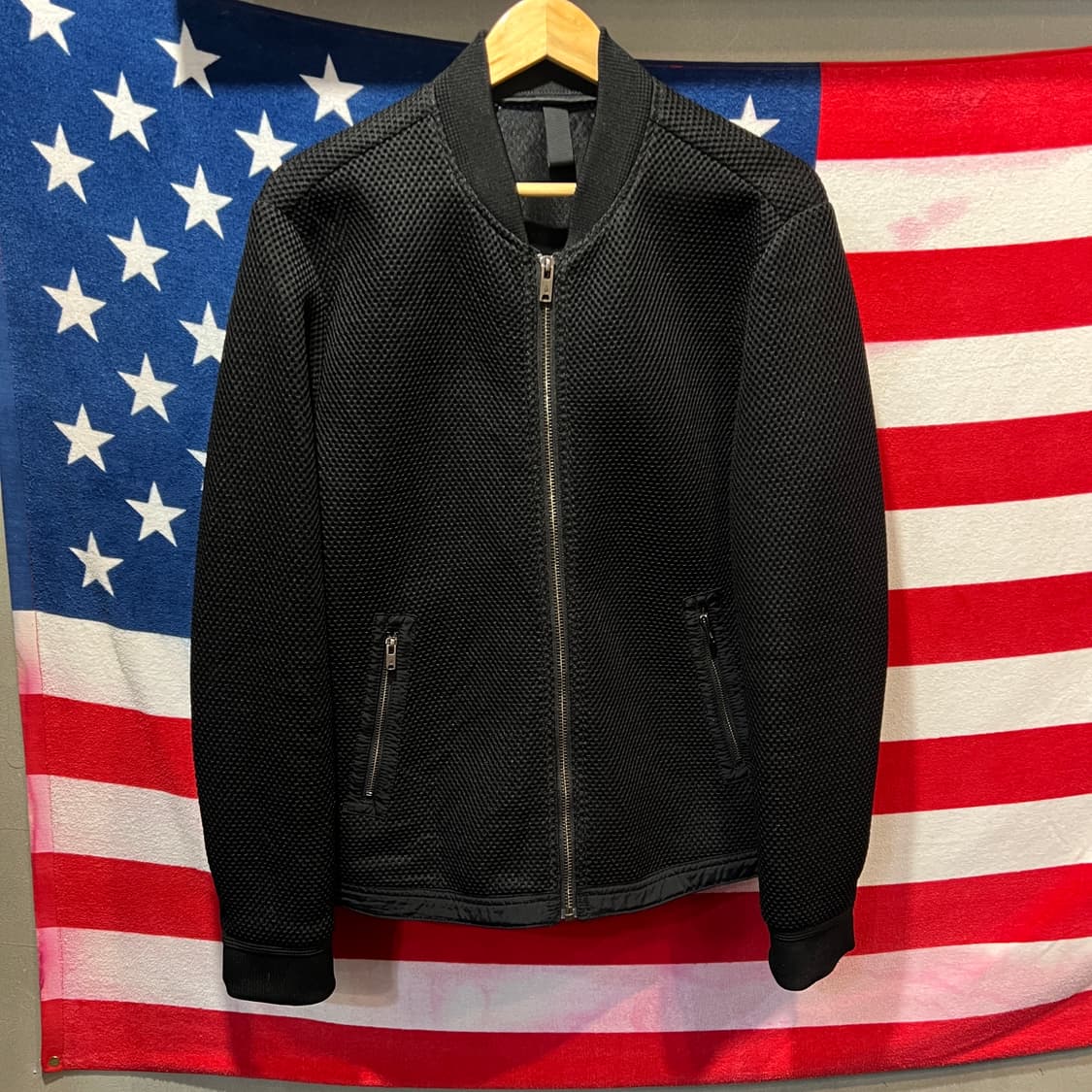 커스텀 멜로우 매쉬 바시티 자켓 상품이미지1