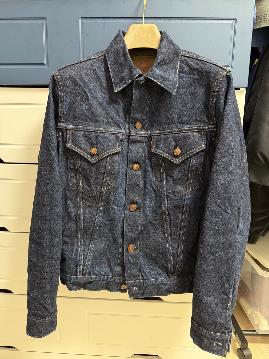 Denime by warehouse 3rd 셀비지 데님자켓 상품이미지1