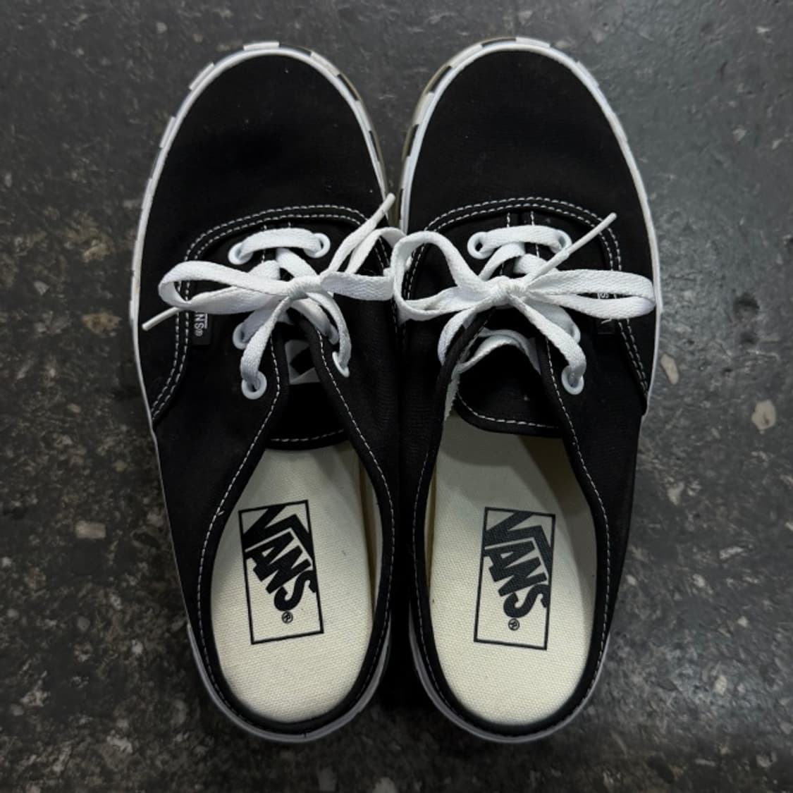 235 반스 어센틱 뮬 스탠딕 캔버스 체커보드 상품이미지8