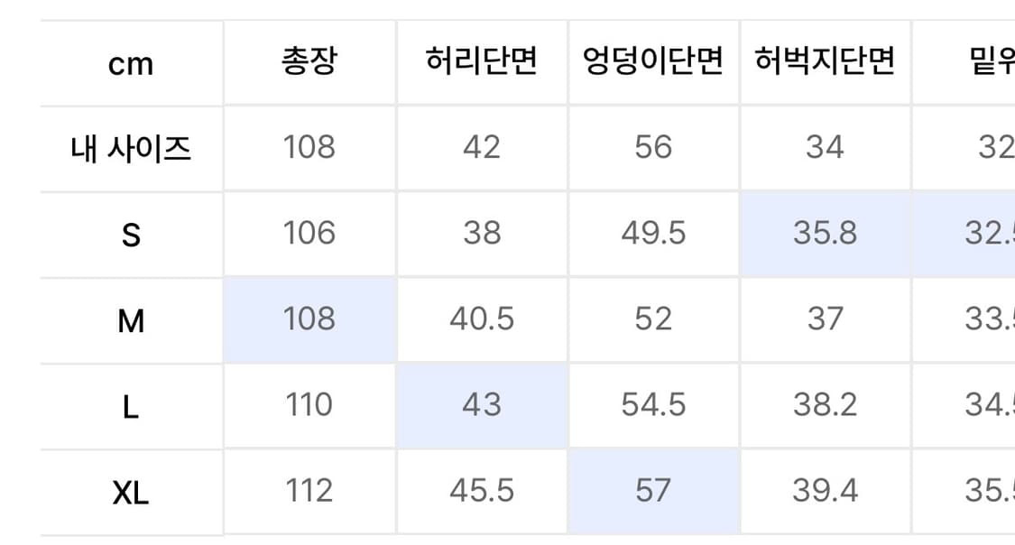 세터 와이드 워시드 커브드 데님 팬츠 라이트 블루 상품이미지4