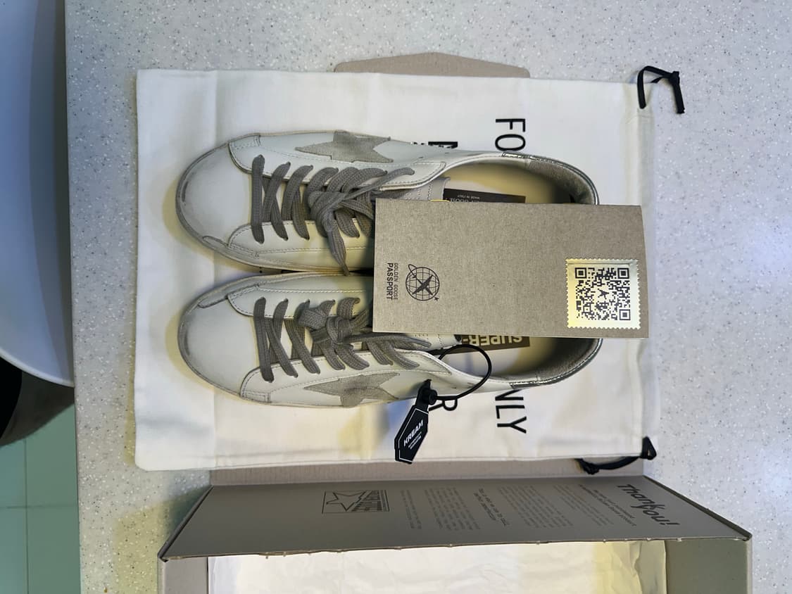 골든구스 실버탭 남성 41사이즈 풀박스 새상품 상품이미지2