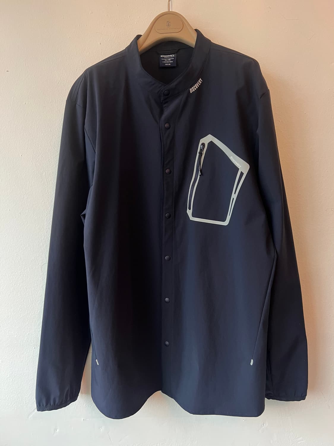 디스커버리 남성 네이비 바람막이점퍼 간절기점퍼 상품이미지2