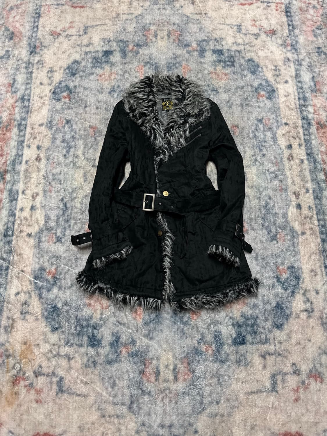 Spinash 00s archive leopard trimming fur 상품이미지1