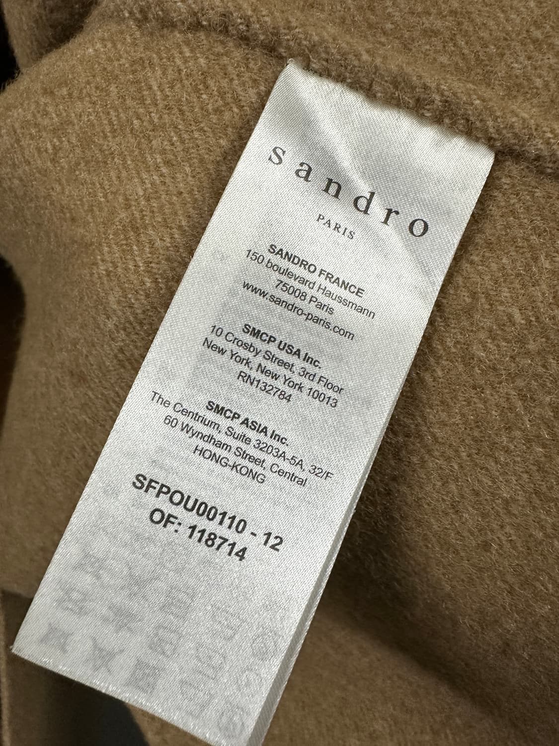 산드로 여성용 코트 상품이미지4