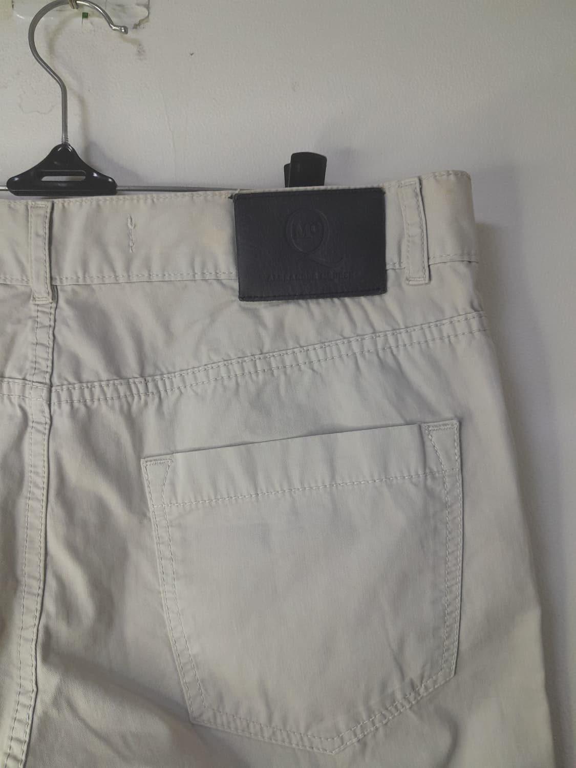 알렉산더 맥퀸 아이보리 코튼바지 32" 상품이미지5