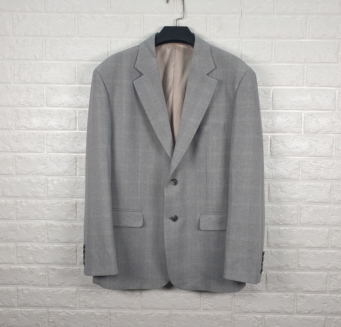 [100]빌리브 그레이 체크 블레이저 상품이미지2