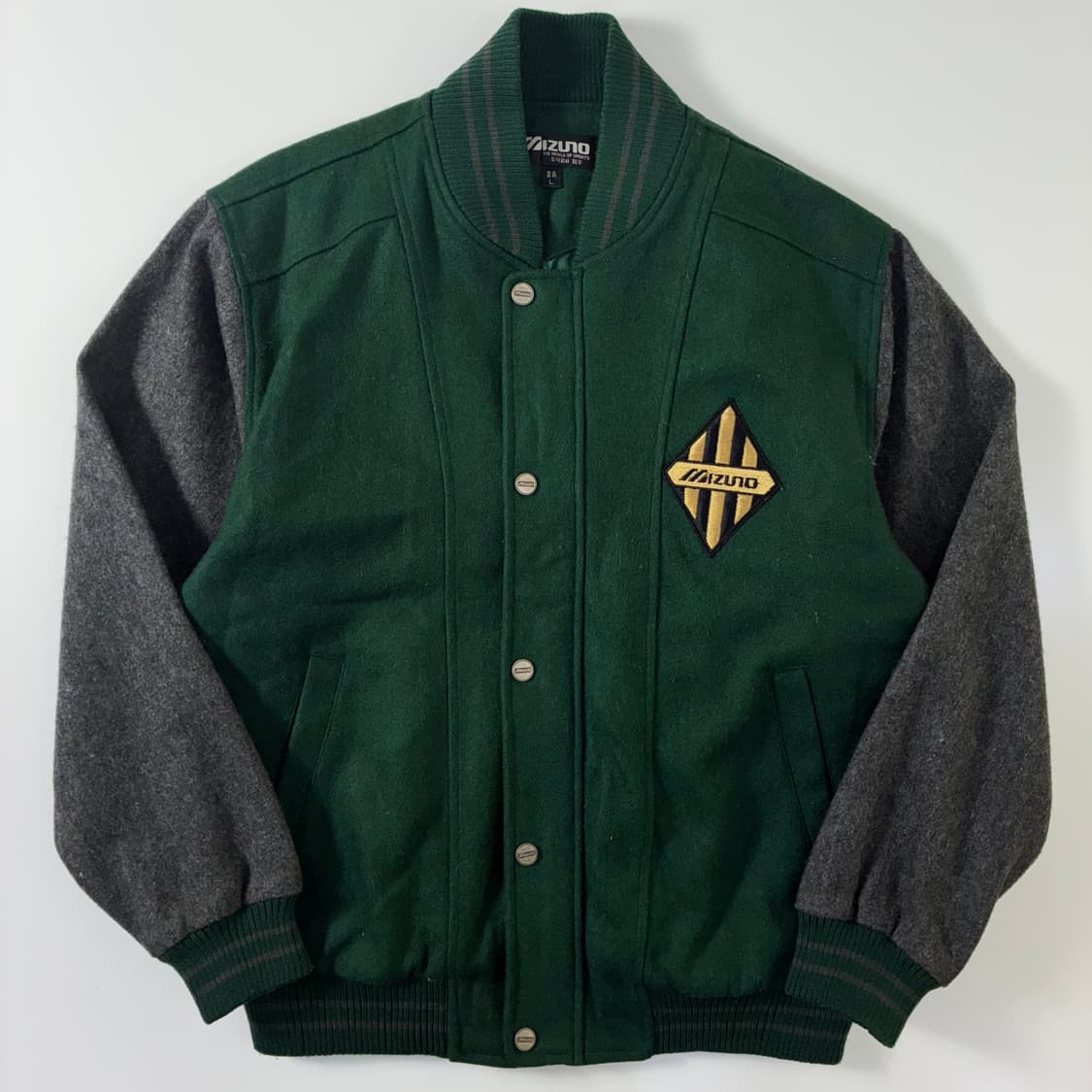Mizuno 미즈노 90‘s OG 그린울 바시티 자켓 상품이미지1
