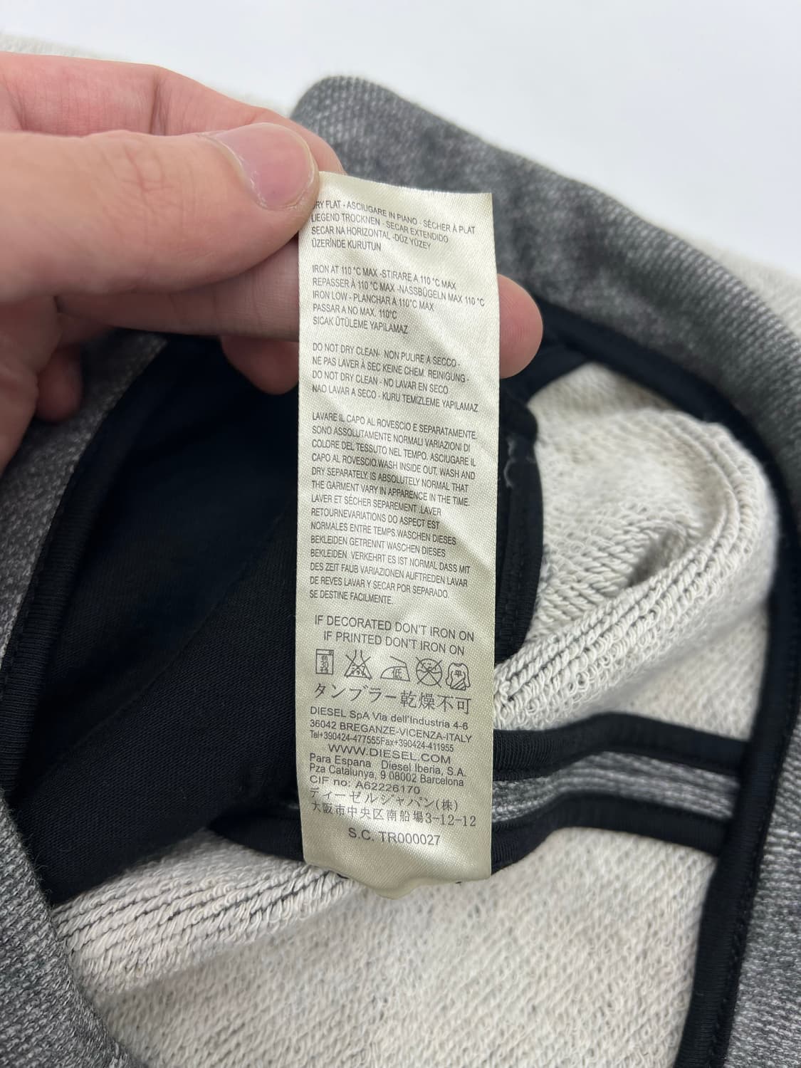 디젤 코튼 더플 숏 자켓 상품이미지5