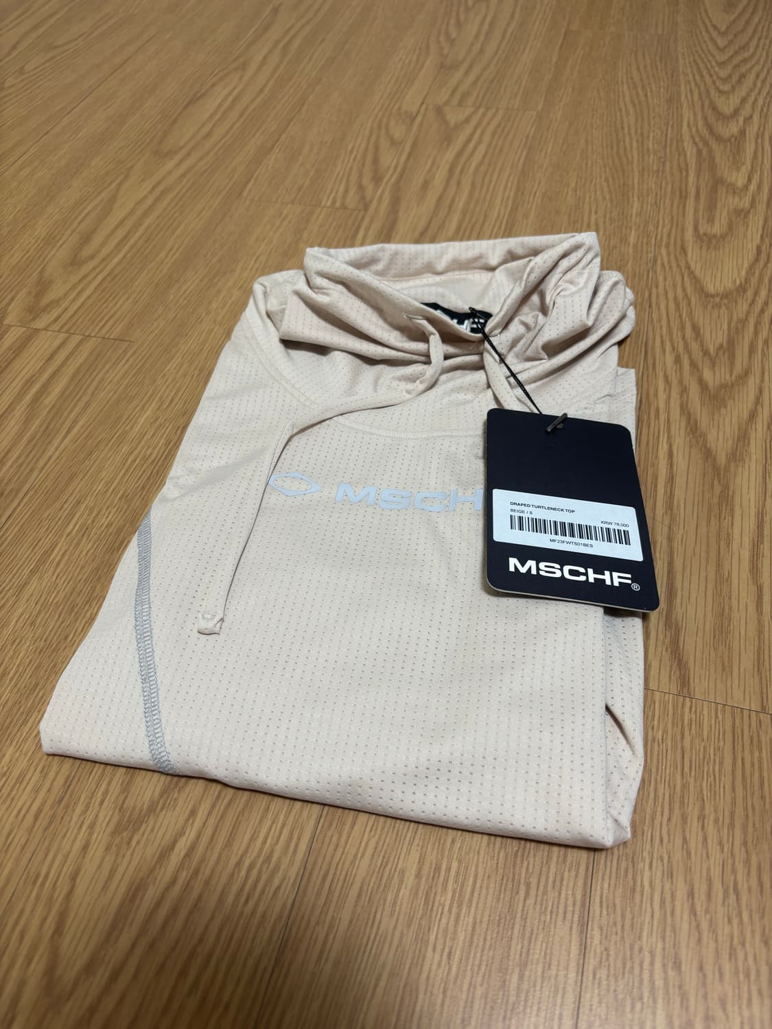 미스치프 DRAPED TURTLENECK TOP 상품이미지2