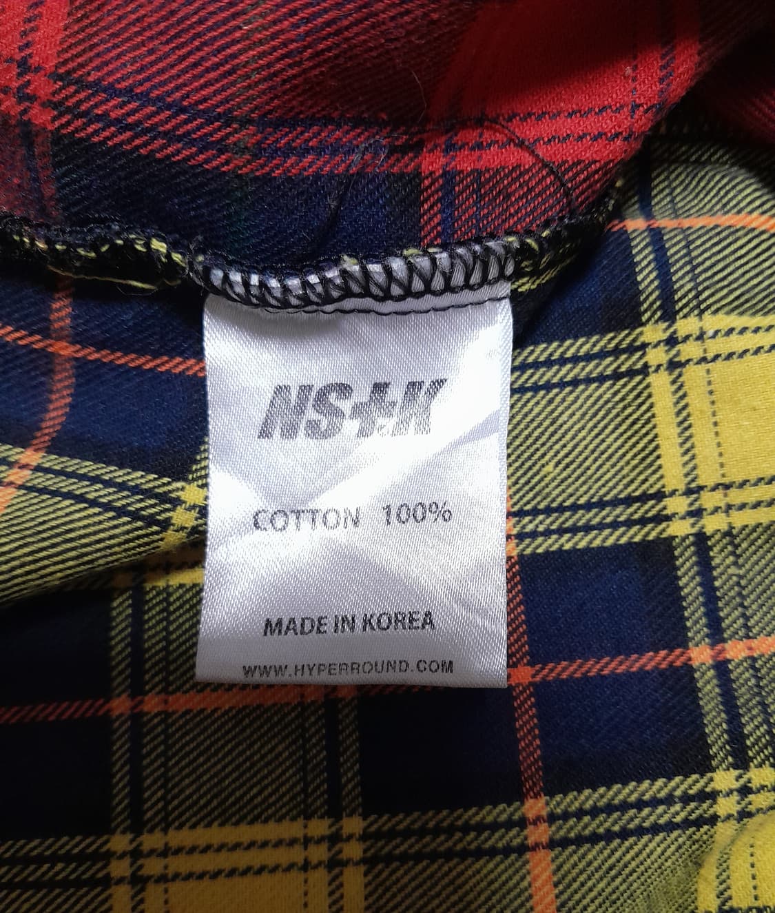 💥네스트킥 하프집업 체크 셔츠 (L)
 상품이미지7