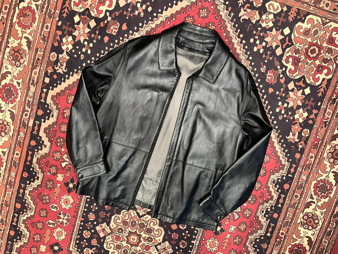 ( L ) 가죽자켓 레더자켓 봄버자켓 맥자켓 양가죽자켓  항공점퍼 상품이미지1