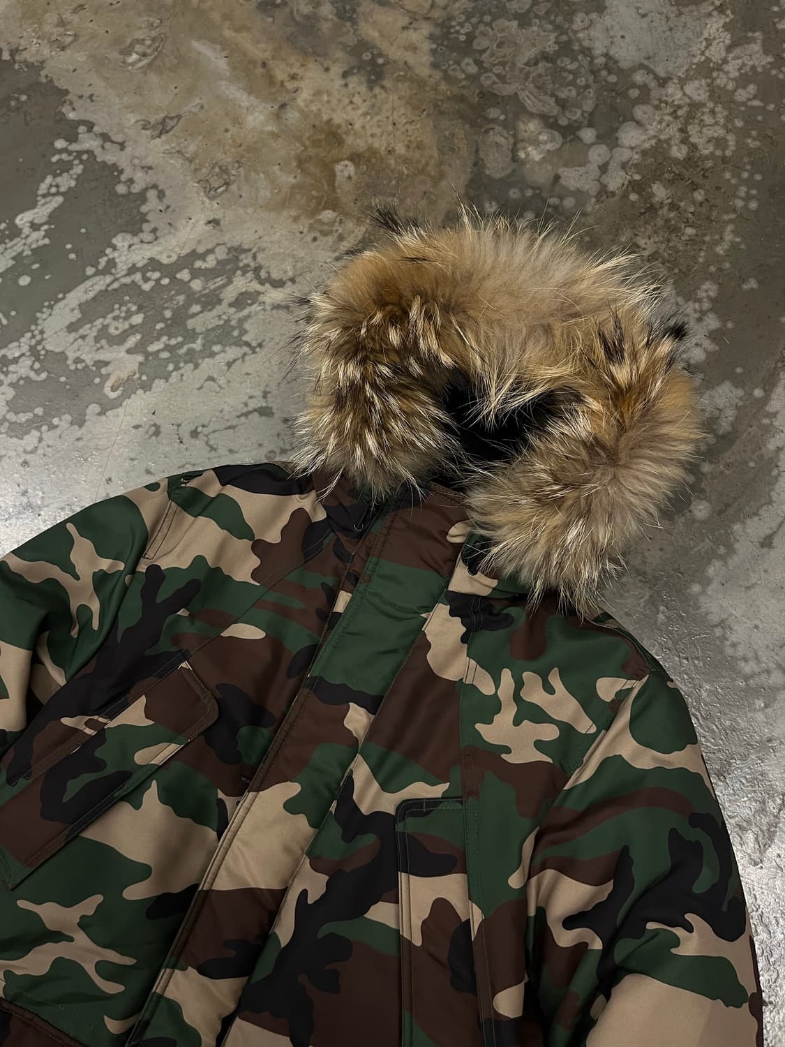 비바스튜디오 카모 덕다운 파카 S  상품이미지3