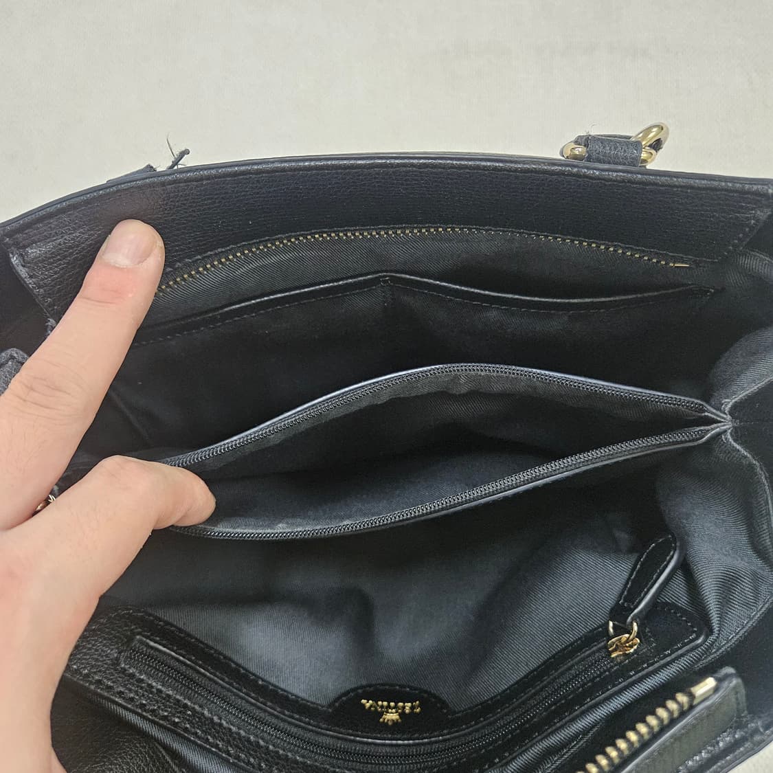 F 제이에스티나 블랙 베키아 베이직 토트백 0604Y2 상품이미지5