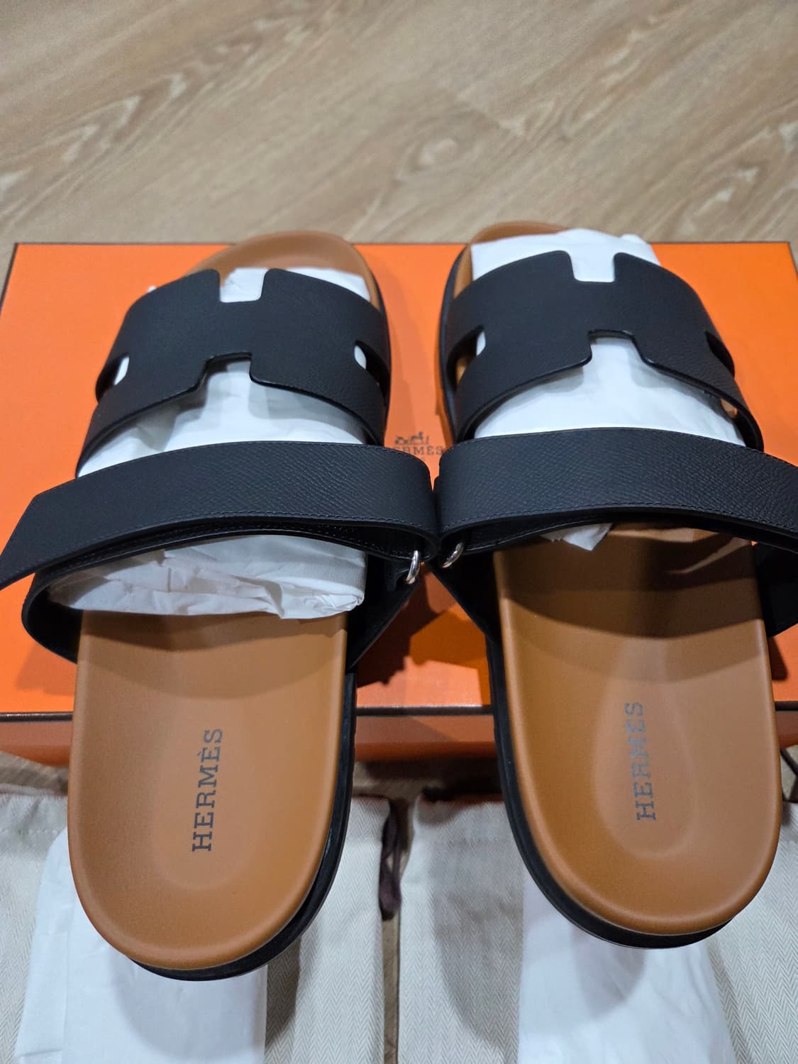 정품 에르메스 시프레 샌들 앱송&에뚜쁘(미사용신품) 상품이미지4