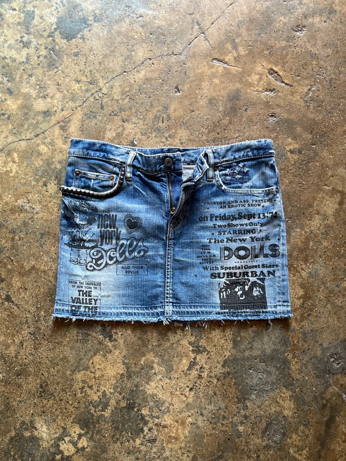 HYSTERIC GLAMOUR NEWYORK DOLLS SKIRT 상품이미지1