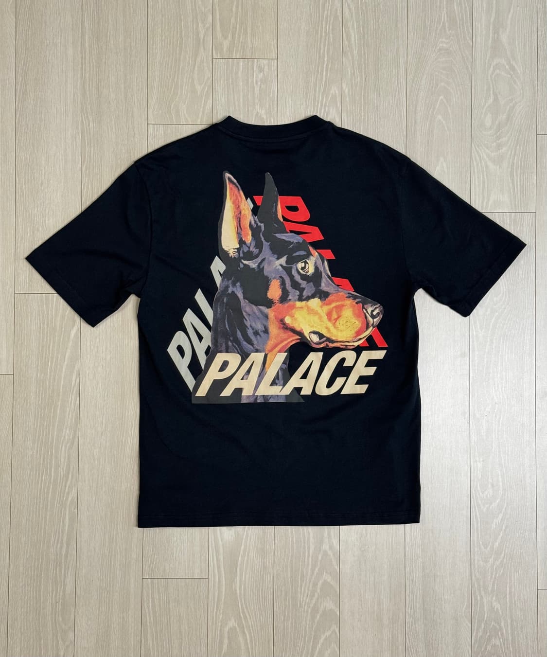 팔라스 p-3-k-9 도베르만 반팔 티셔츠 블랙 상품이미지1